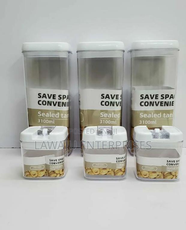 6pcs Clear Acryclic Storage Containers