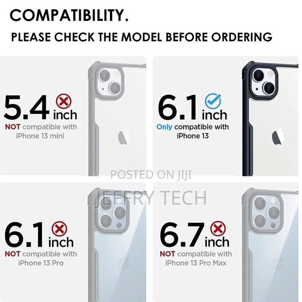 MACSAK XUNDO CASE iPhone 13 Back Cover Case (PC + TPU | With - thumbnail 3