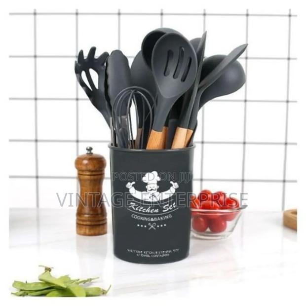 Silicone Spoon Kitchen Set - main view