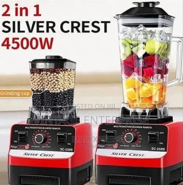 Silver Crest Heavy Duty Commercial Blender +Grinder Jar - main view