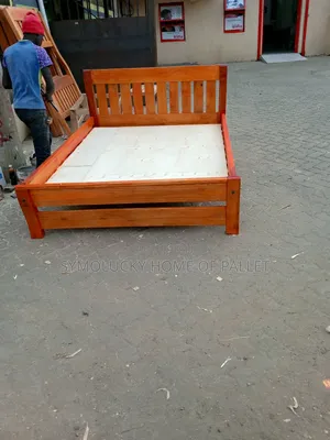 5*6 Hardwood Framed Bed