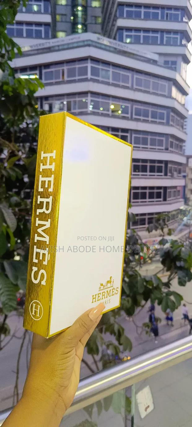 Gold Decorative Dummy Books - Hermes With Storage