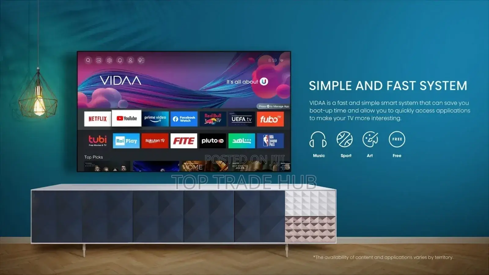 Hisense A6h 55 Inch Powered By Vidaa