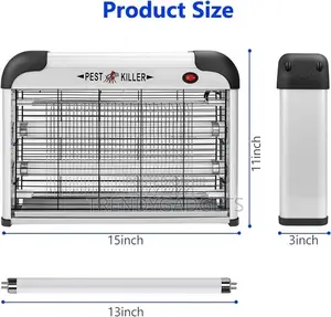 20W Indoor Bug Zapper, Electric Mosquito Zapper Plug-in