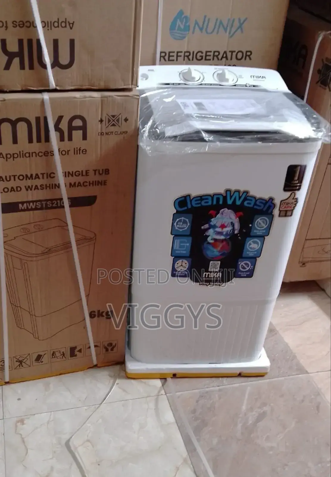 Nice Mika Semi Automatic 6kg Top Load Washing Machine