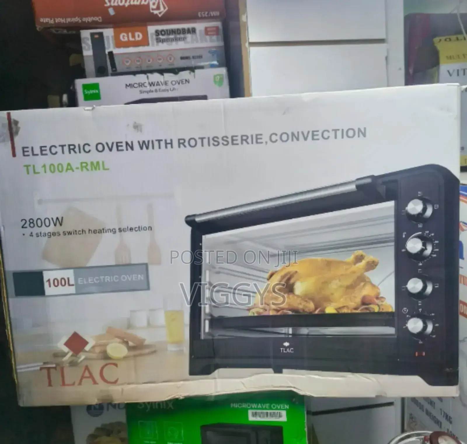Available Tl100a-RML Tlac Electric Oven 2800w