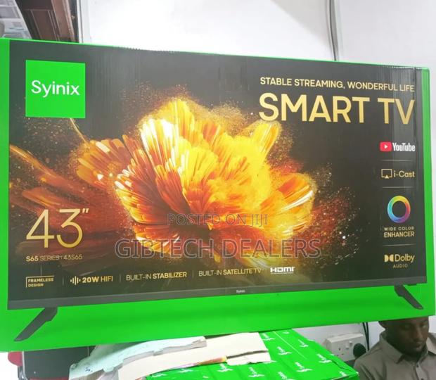 Synix 43 Inch Smart Android Tv - thumbnail 3