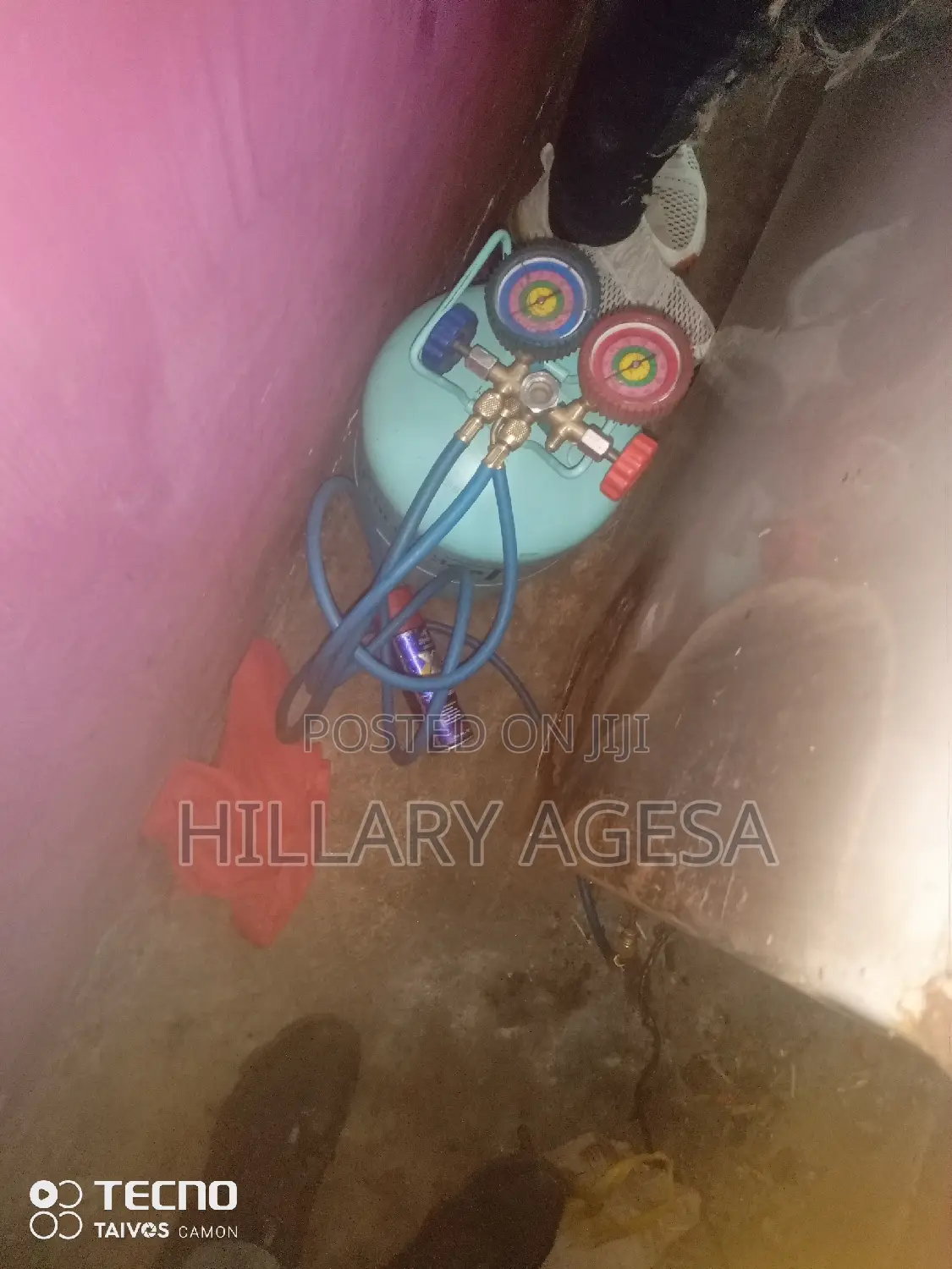 Freezer Gas Refill