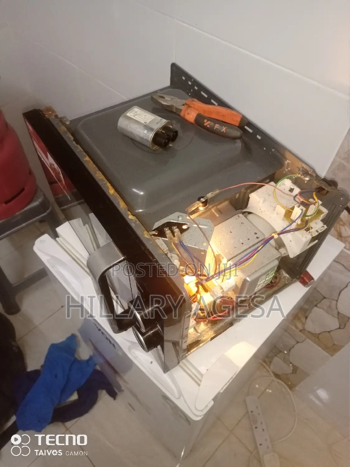 Microwave Capacitor Replacement