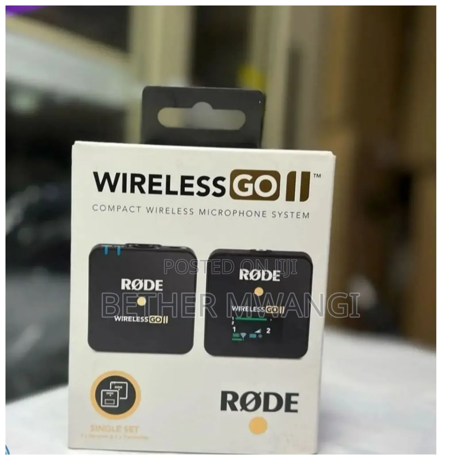 Original RODE Wireless GO II Compact Wireless Microphone