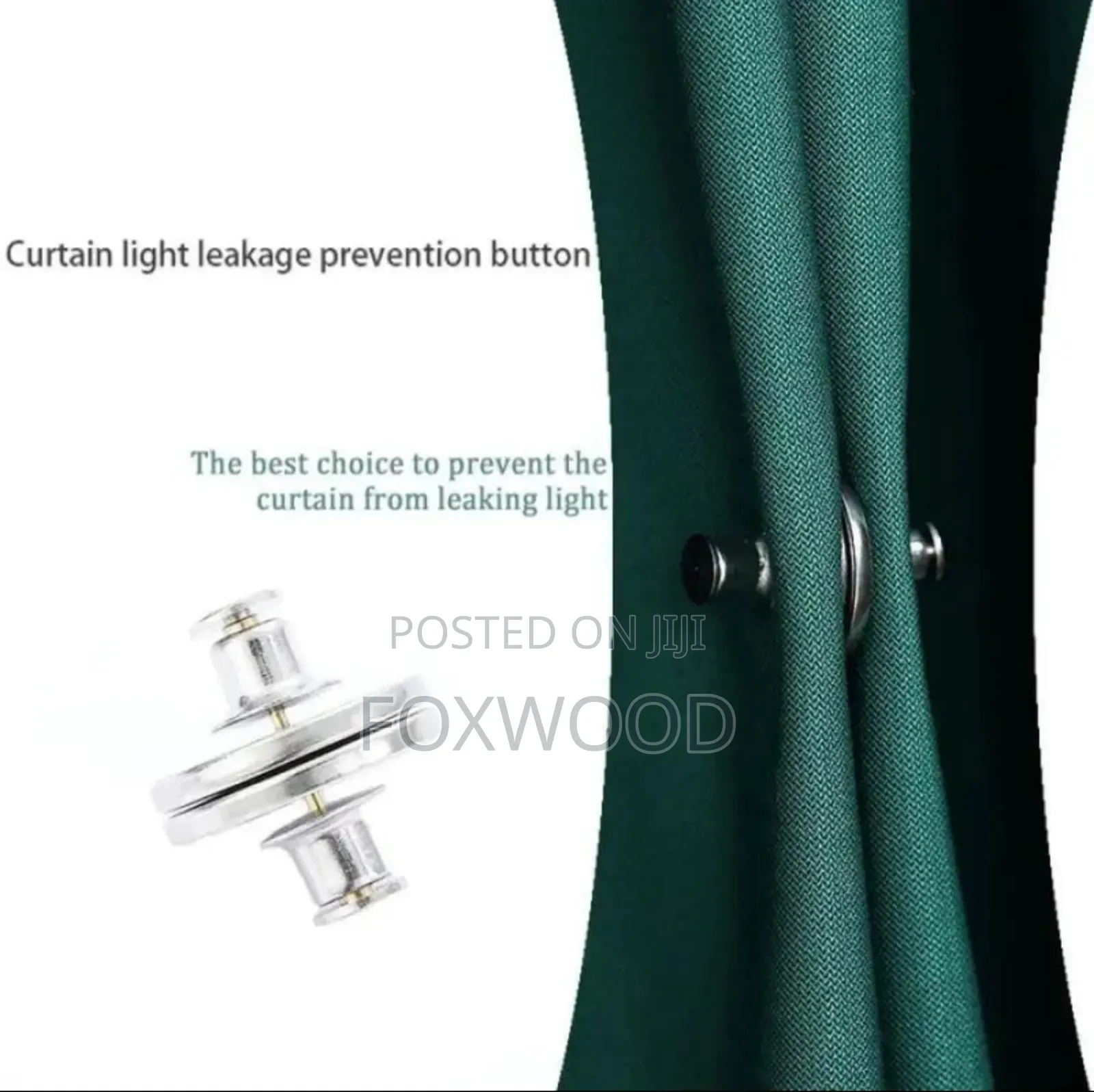 Magnetic Curtain Clips 3pairs