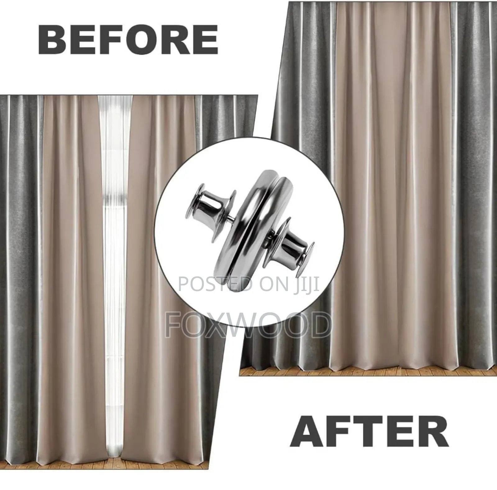 Magnetic Curtain Clips 3pairs