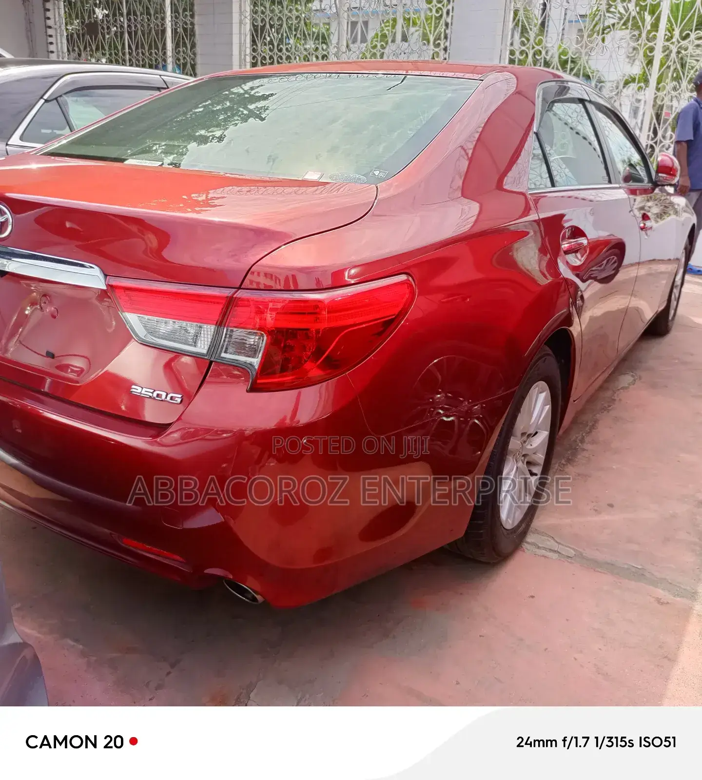 Toyota Mark X 2.5 RWD 2017 Burgundy