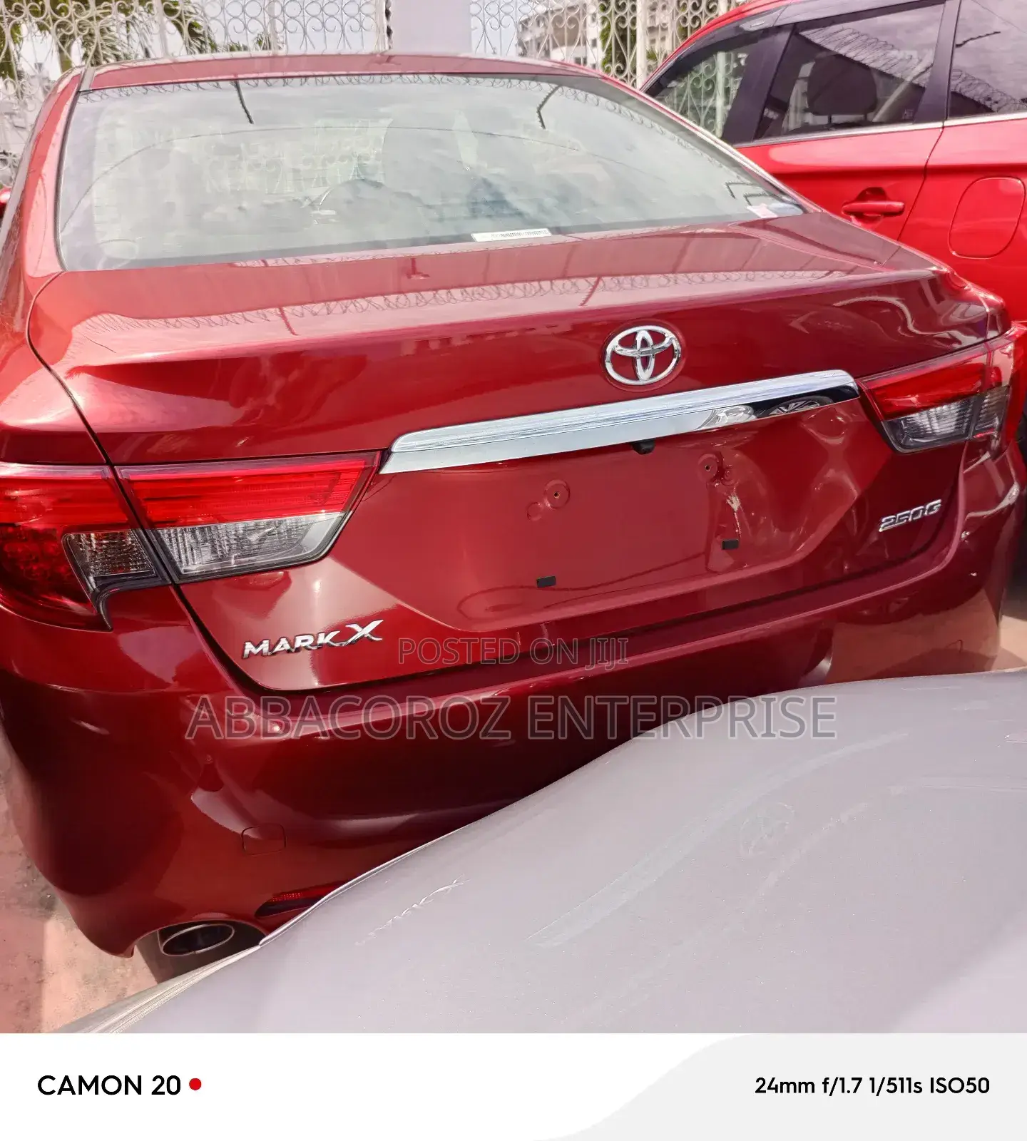 Toyota Mark X 2.5 RWD 2017 Burgundy