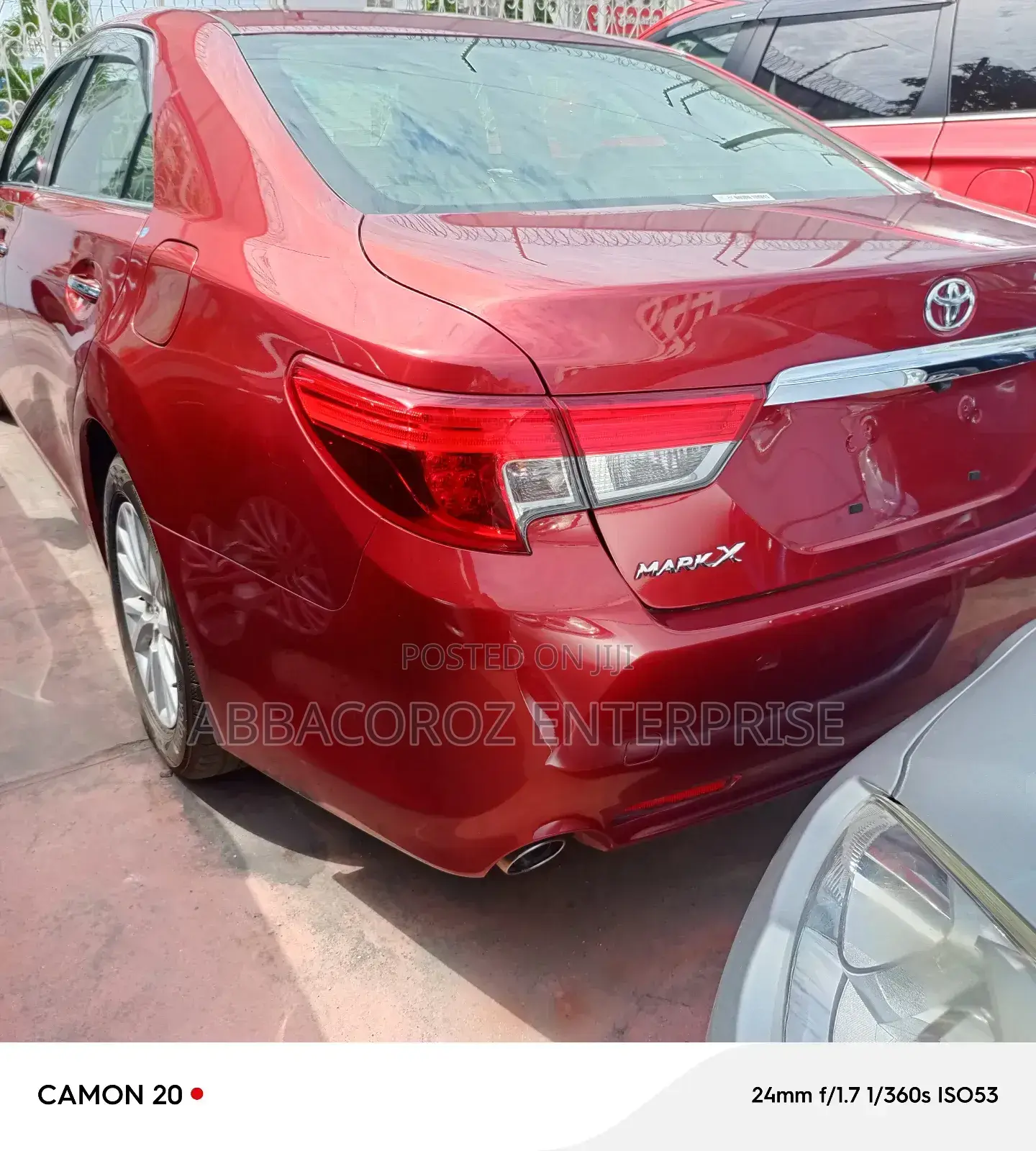 Toyota Mark X 2.5 RWD 2017 Burgundy