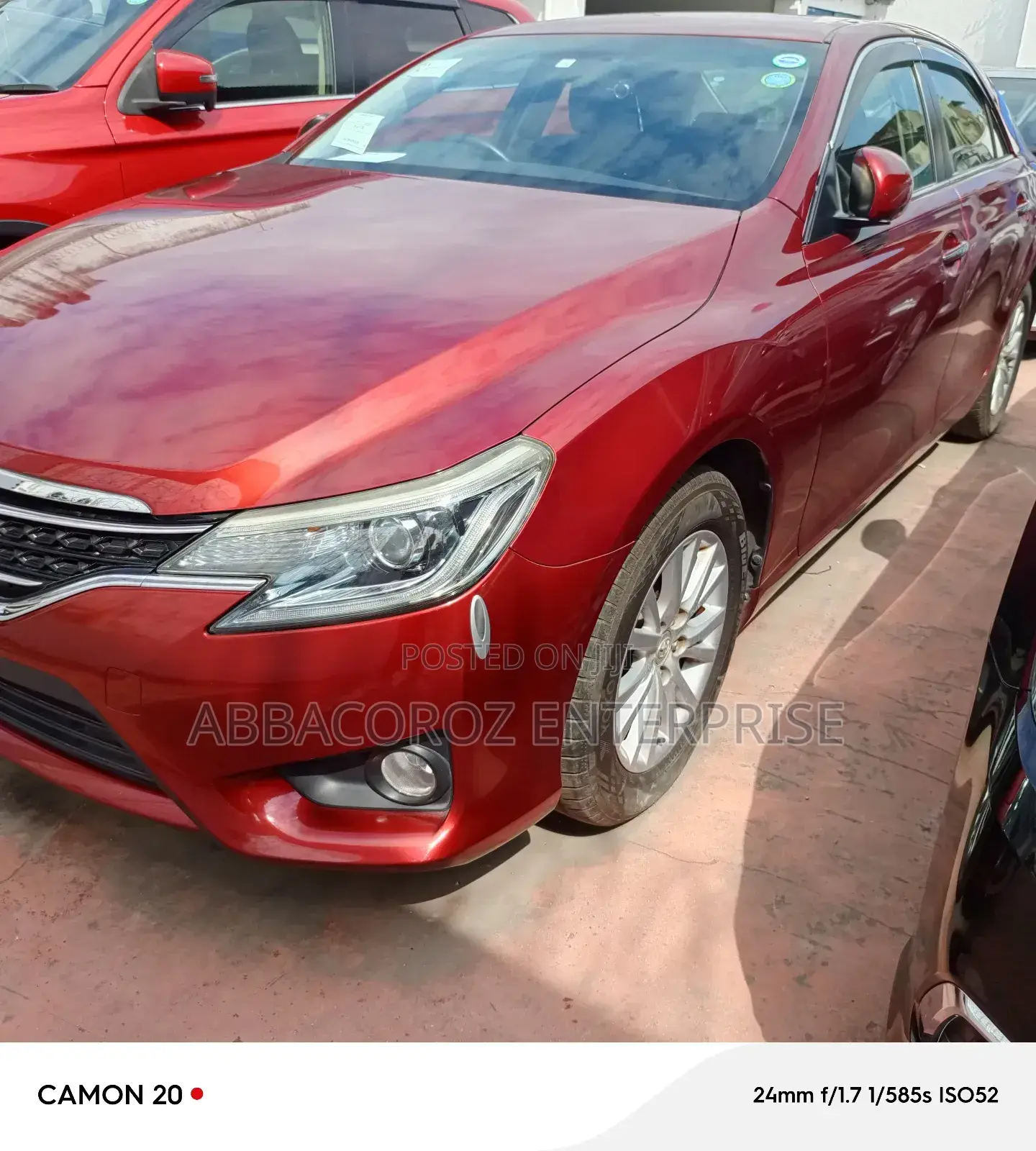 Toyota Mark X 2.5 RWD 2017 Burgundy