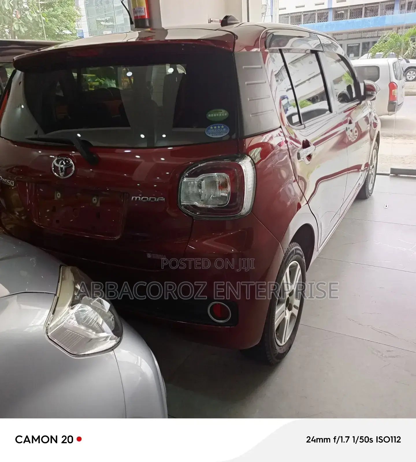 Toyota Passo 1.0 FWD 2017 Burgundy