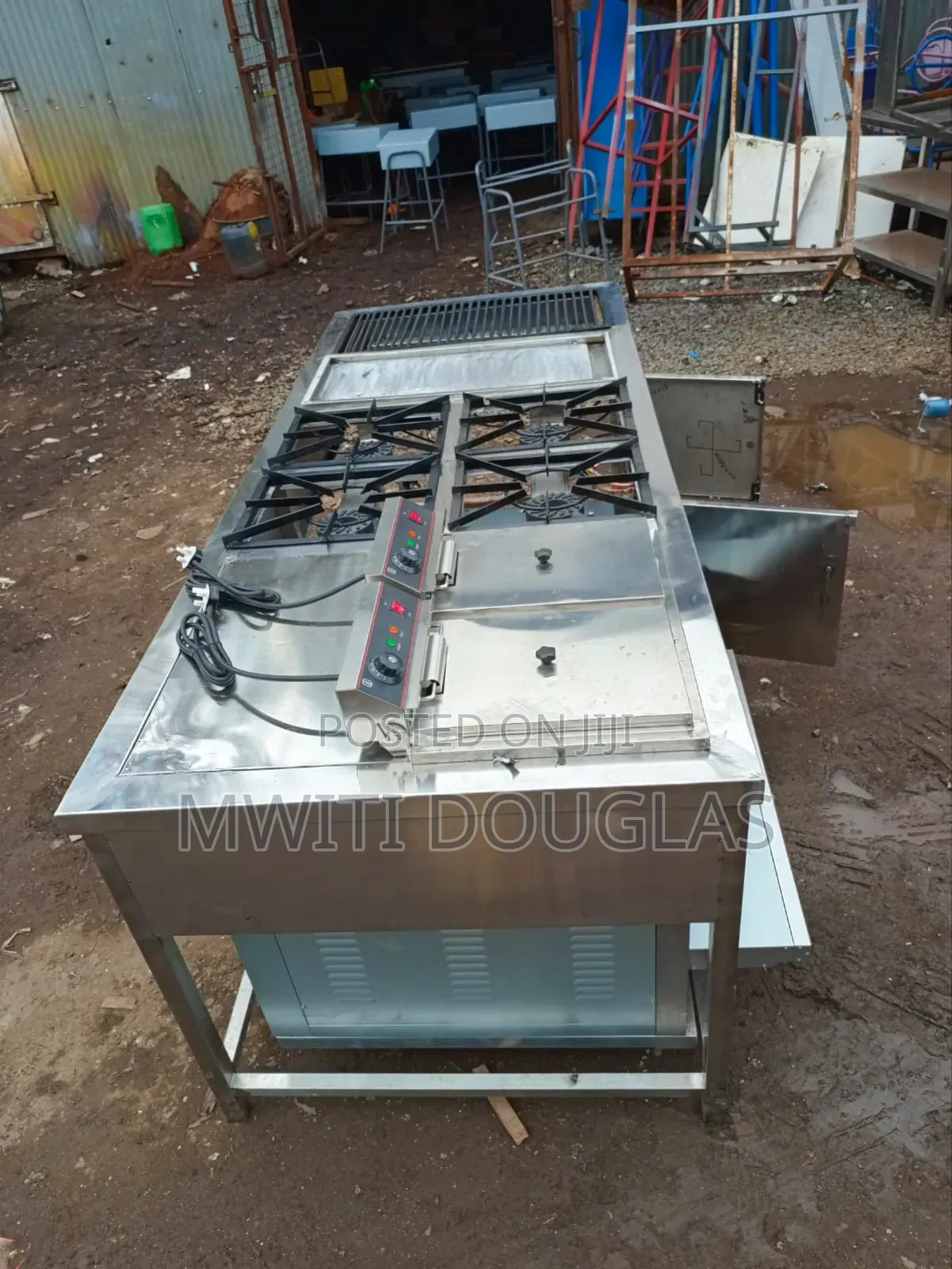 Four Burner Combined Unit
