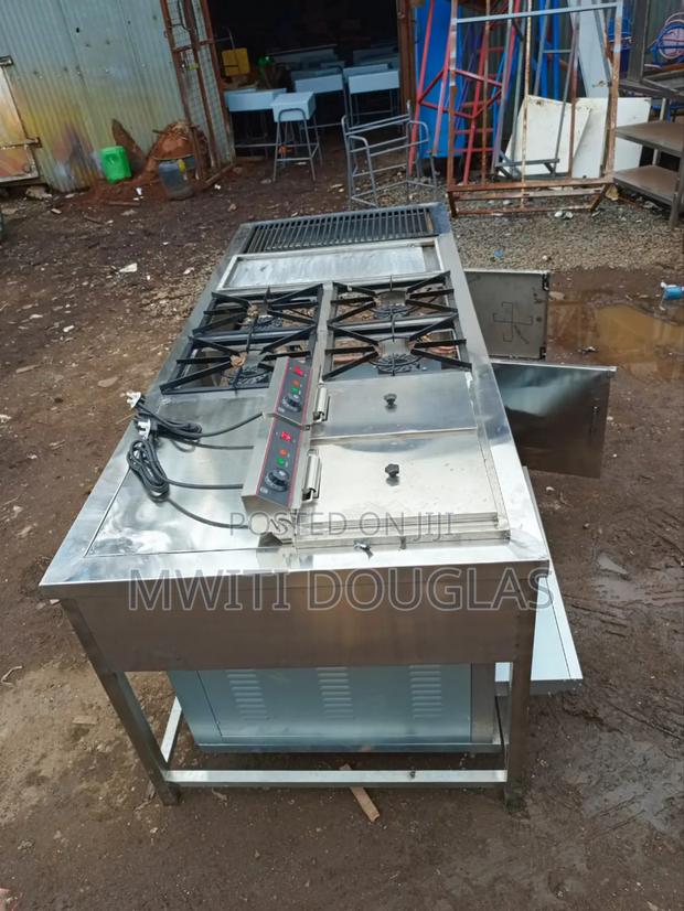 Four Burner Combined Unit