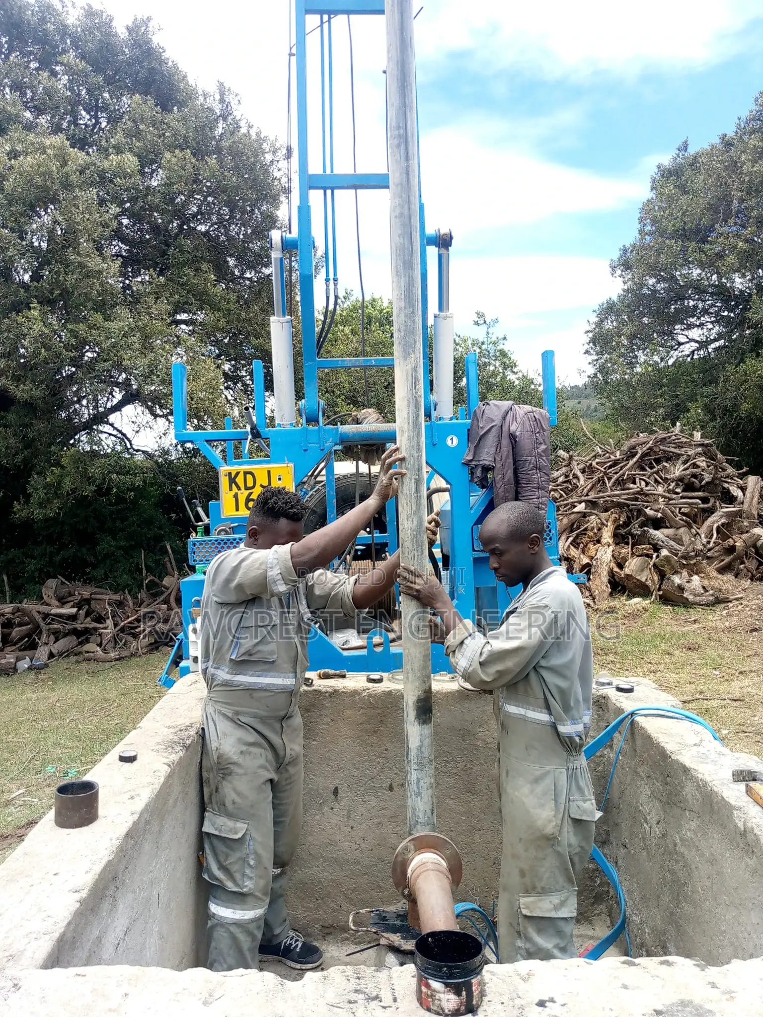Test Pumping And Borehole Drilling