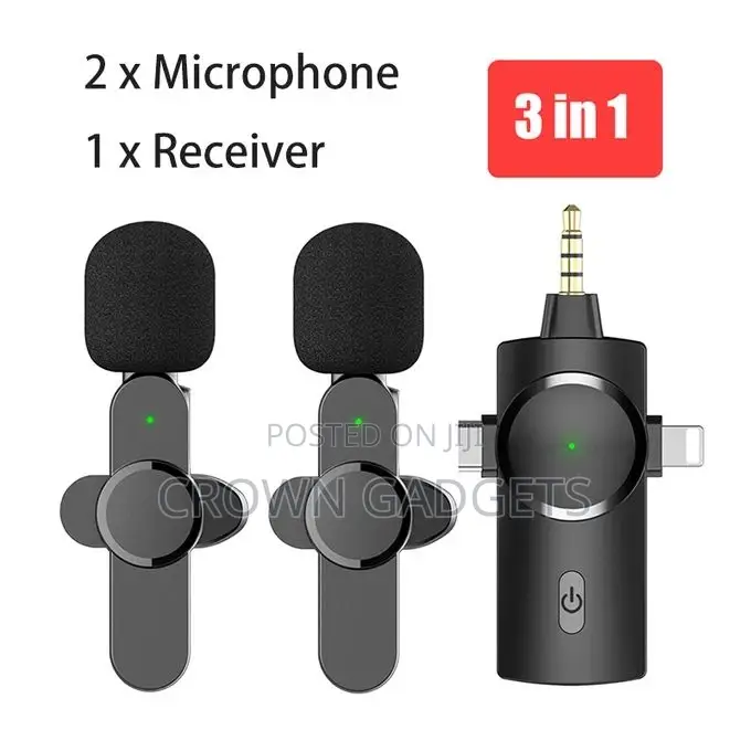 Hot Selling Wireless Mic 2.4G Wireless Lavalier Microphone