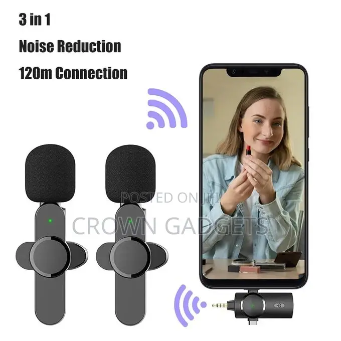 Hot Selling Wireless Mic 2.4G Wireless Lavalier Microphone