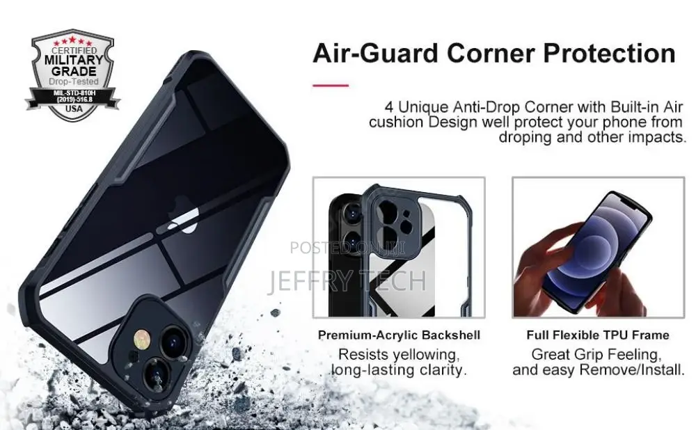 Xundd Armor Case With Camera Protection for iPhone 12 / 12 M