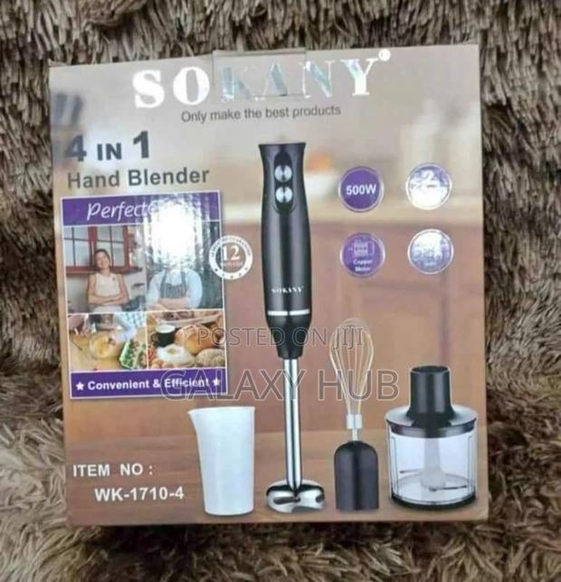 Sokany 500watts 4 In 1 Hand Blender