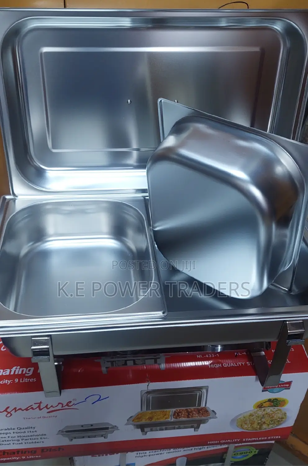 Rectangular Signature Double Chafing Dish