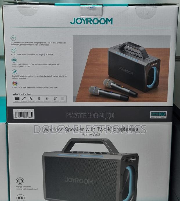 JOYROOM JR-MW03 Dual Mic Wireless Speaker - thumbnail 2