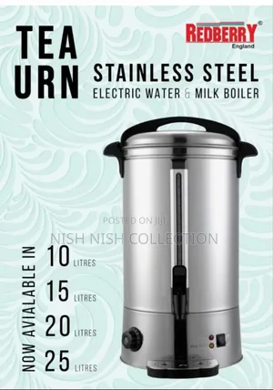 25 Litres Electric Tea Urn 13,000.