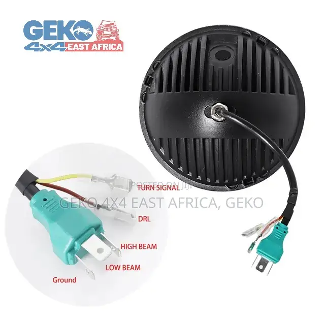 7 Inch Round Hi-Low Headlight DRL/Signal Light