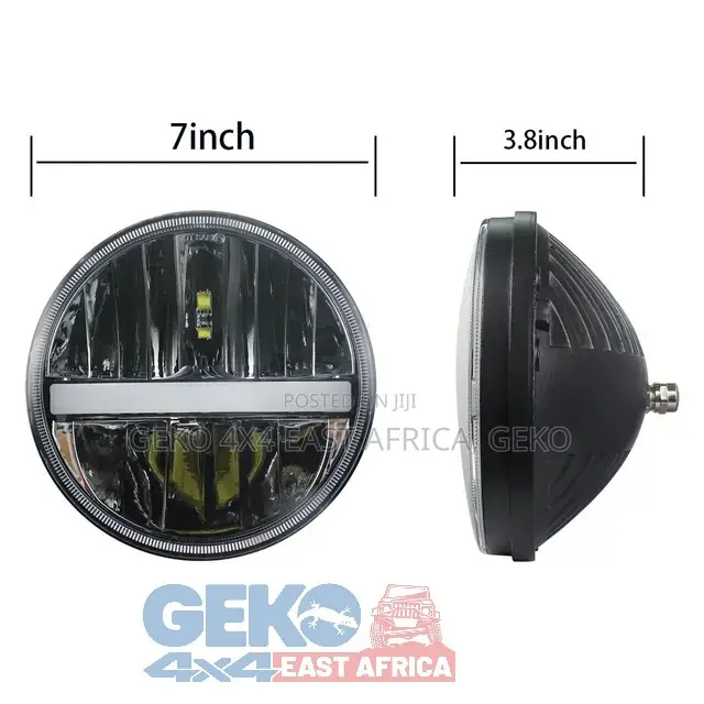 7 Inch Round Hi-Low Headlight DRL/Signal Light