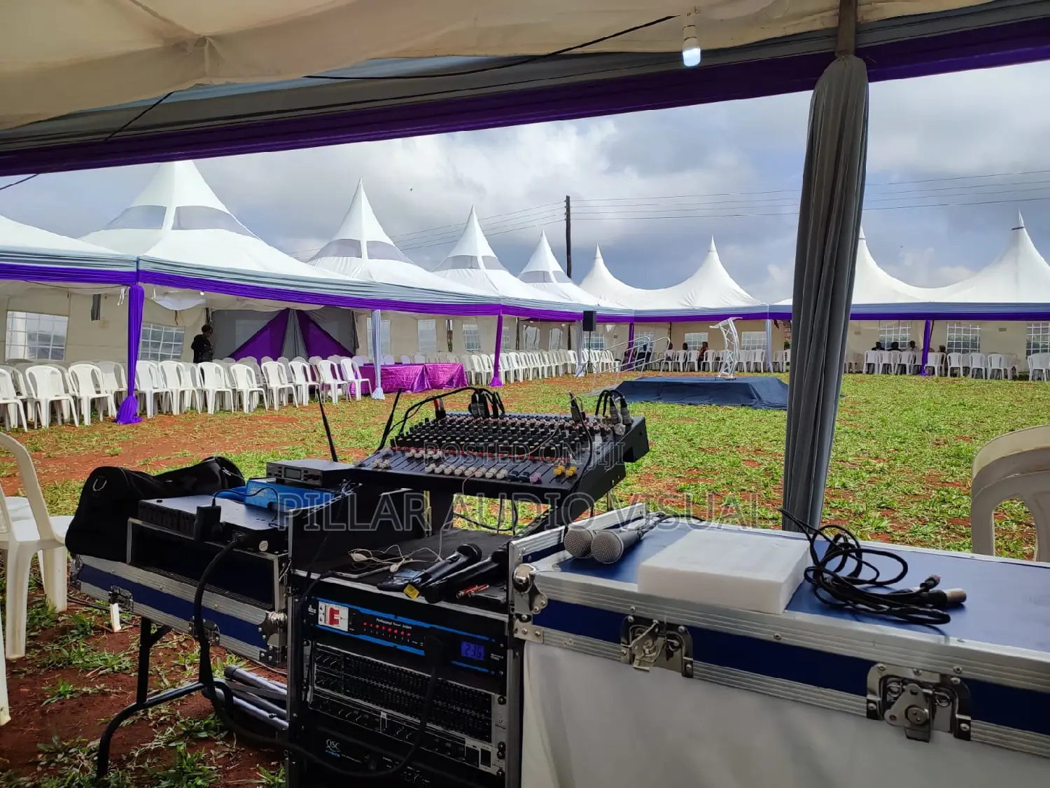 Tents Public Address, We Hire 