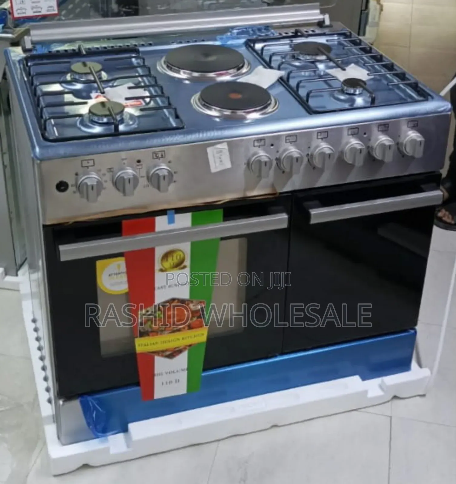 Von Cooker 4 Gas Burner 2 Eletric.