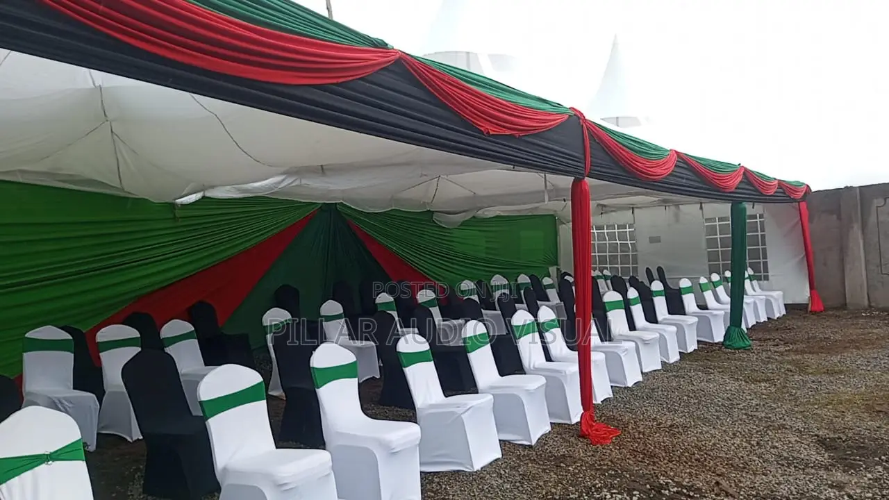 Chairs) Sits, Tents, Dressed Chairs