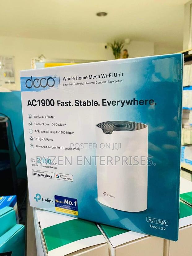 Deco S7 AC1900 Whole Home Mesh Wi-Fi System - main view