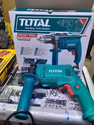 Total Impact Drill With Accessories, 680watts.