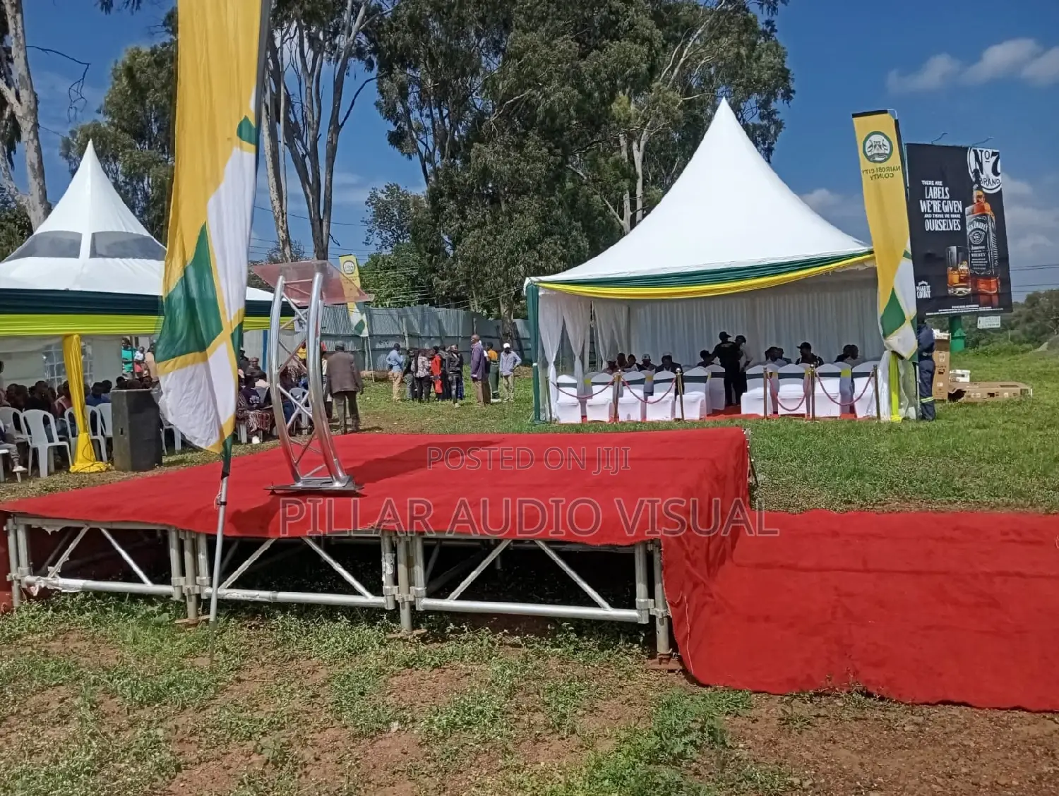 Raised Dias/Stage Tents for Hire