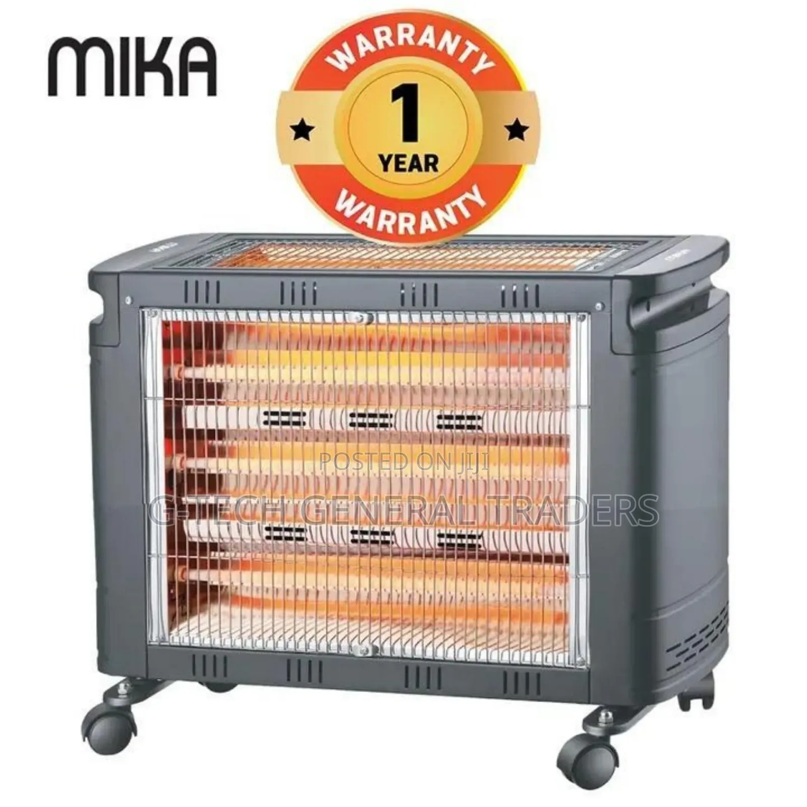 Mika Movable Quartz Room Heater