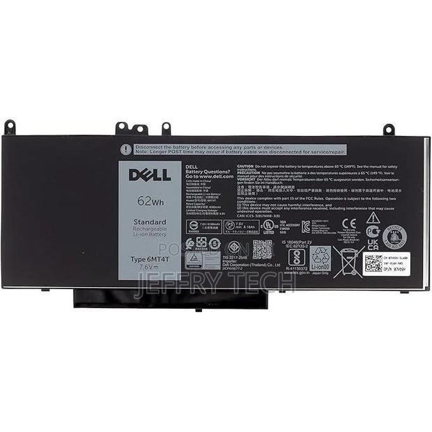 Dell 6mt4t Laptop Battery for Latitude E5470 E5570 - Type 6M - main view