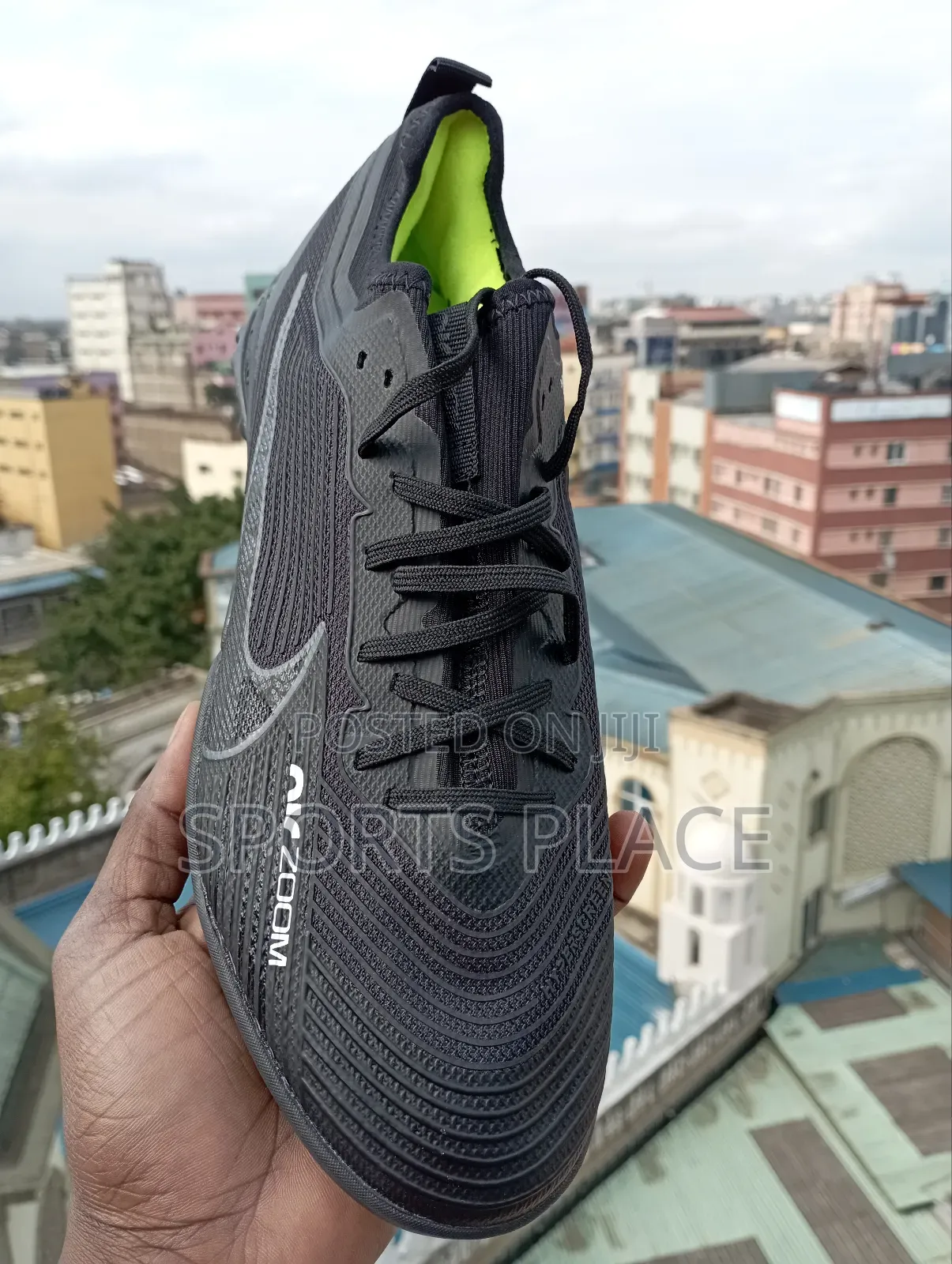 Nike Dark Smoke Air Zoom Turf Soccer Football Boots