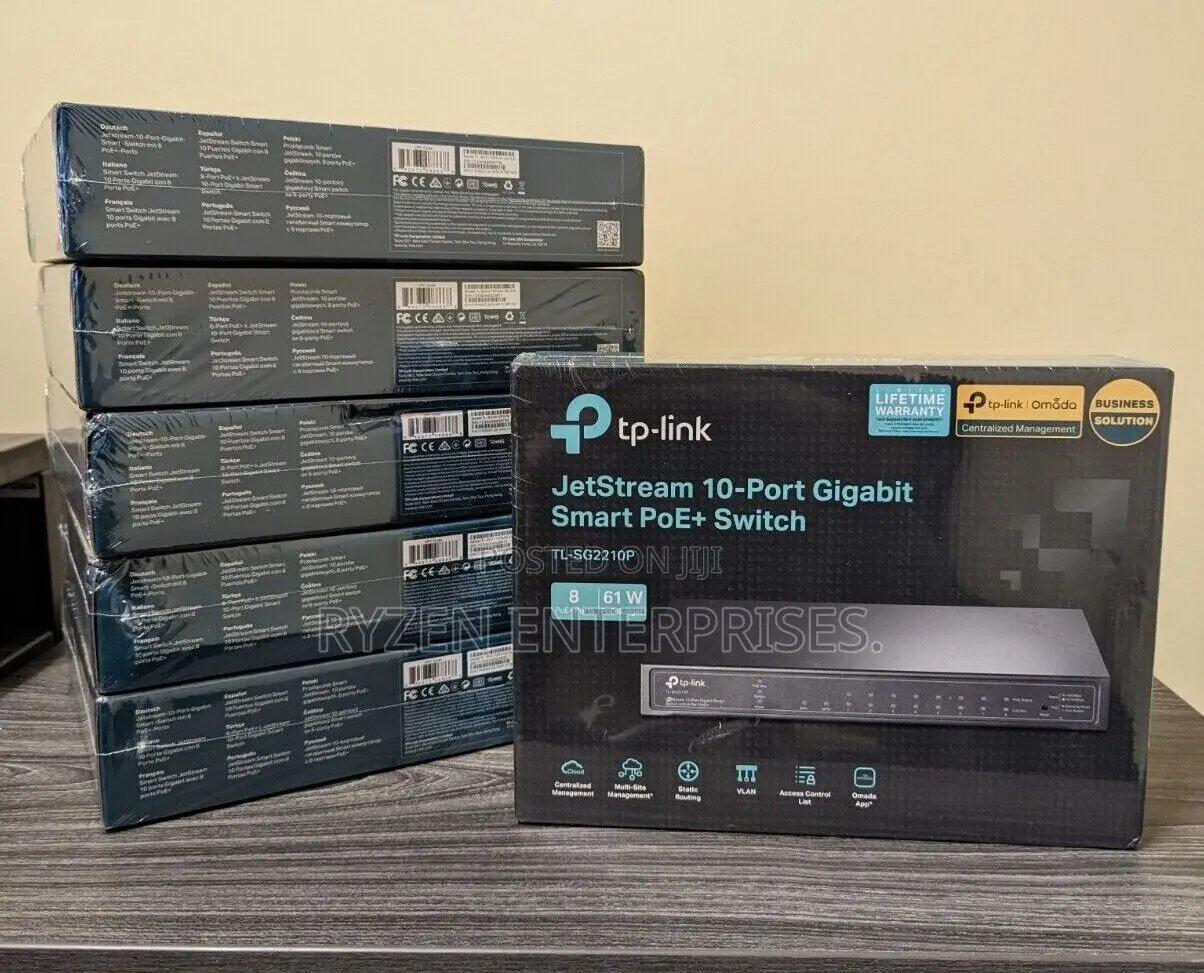 TP-Link Tl-Sg2210p Jetstream 10-Port Gigabit Smart Switch