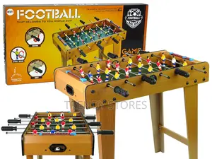 Wooden Tabletop Foosball 6grip Soccer Table Game