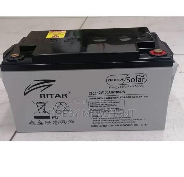 100AH Solar Battery Dry Cell Maintenance Solar Battery - main view