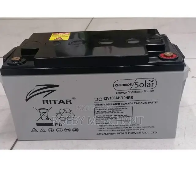 100AH Solar Battery Dry Cell Maintenance Solar Battery