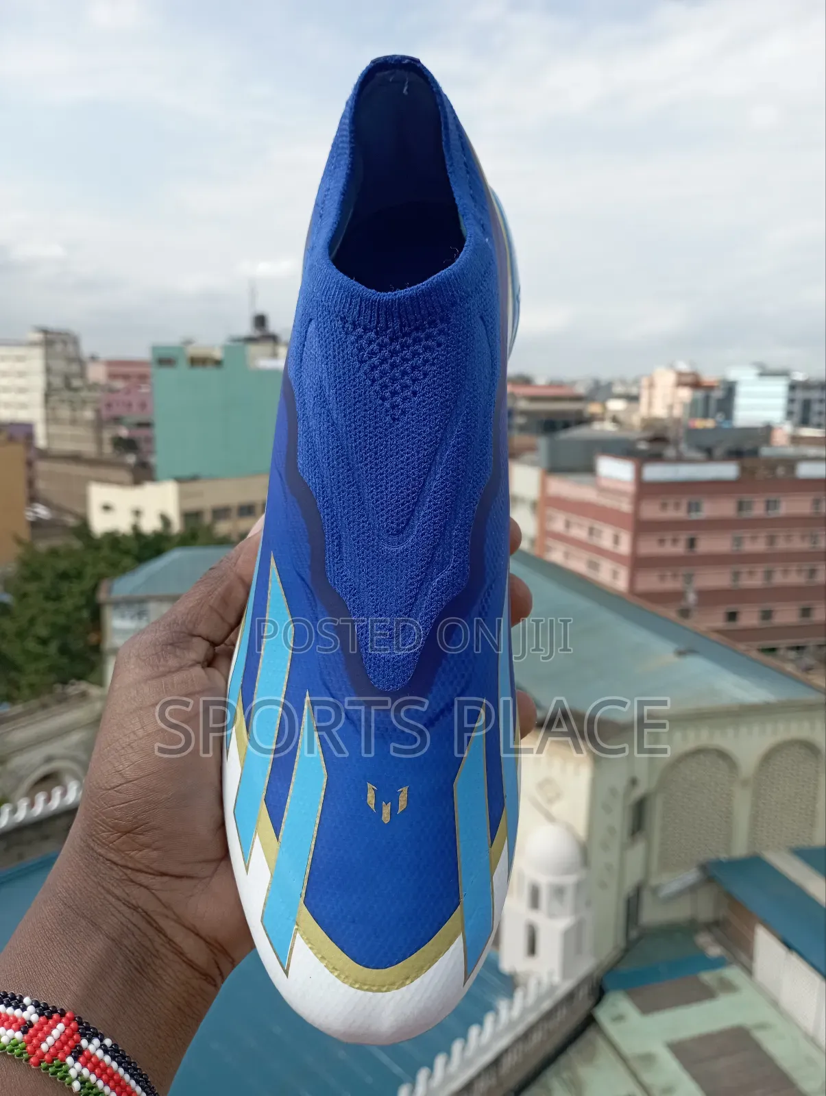 X Messi League Laceless Crazyfast Football Soccer Boots