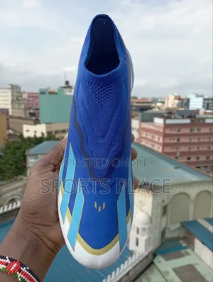 X Messi League Laceless Crazyfast Football Soccer Boots