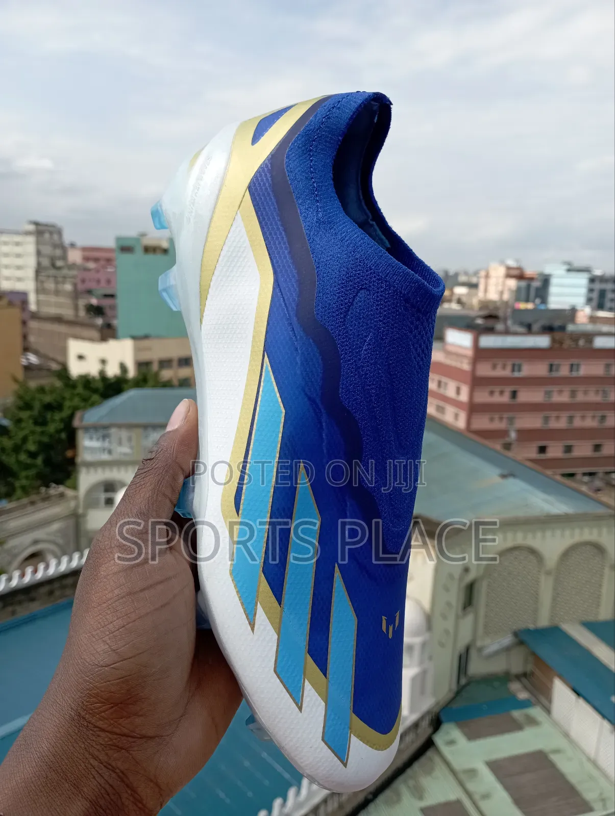 X Messi League Laceless Crazyfast Football Soccer Boots