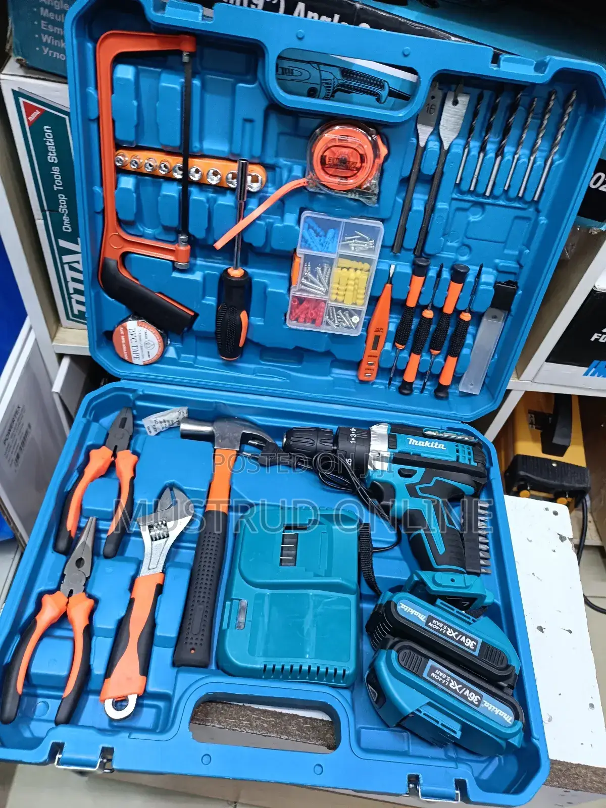 Multifunction Toolset With Cordless Drill